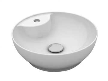 TREND - Countertop round ceramic washbasin by Olympia Ceramica - view 2